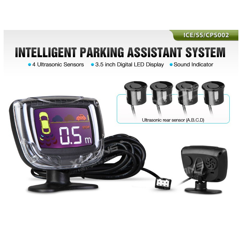 Parking sensor kit with 4 sensors LED - type2