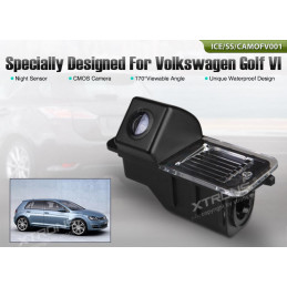 VW Golf 6  Achteruitrijcamera met kentekenverlichting