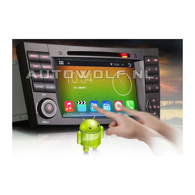 AW9501A Mercedes 7 inch Android navigation, multimedia, car pc