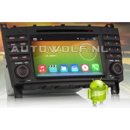AW9508A Mercedes 7 inch Android navigatie, multimedia car pc