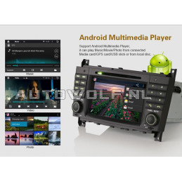 AW9508A Mercedes 7 inch Android navigation, multimedia, car pc