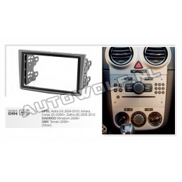2 DIN panel Opel to ISO