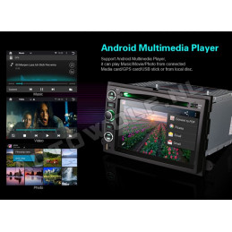 AW9302A Ford 7 inch Android navigatie, multimedia car pc
