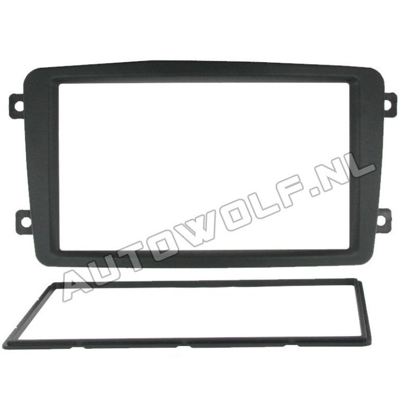2 DIN panel Mercedes C class w203 to ISO type1