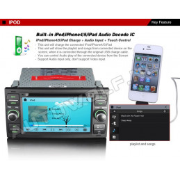 AW7301M Ford 7 inch navigation and dvd player with 3g and wi-fi dualcore