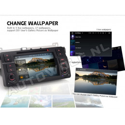 AW3162V BMW E46 7 inch Android navigatie, multimedia car pc met DAB