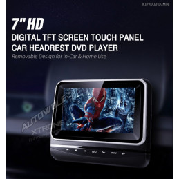 7 inch LCD headrest DVD player