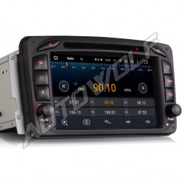 AW3363C Mercedes W203 7 inch Android navigatie, multimedia car pc met DAB
