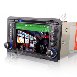 AW9347A Audi A3 7 inch Android navigatie, multimedia car pc met DAB