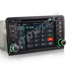 AW9347A Audi A3 7 inch Android navigation, multimedia, car pc DAB
