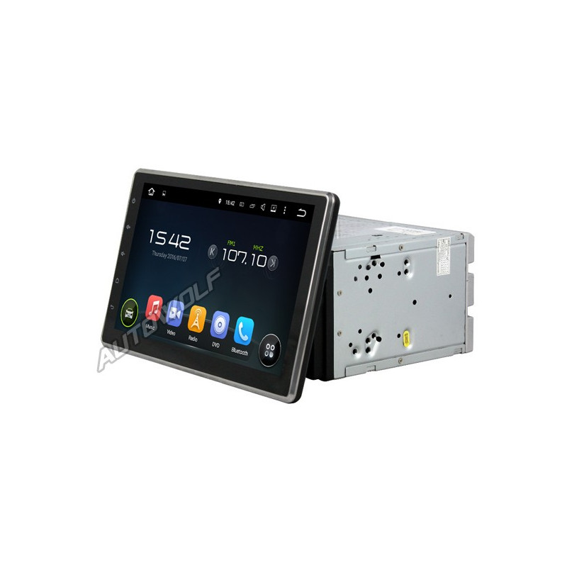 AW7711US7 2DIN 10.1 inch Android autoradio navigatie, car pc met DAB+ octa core android