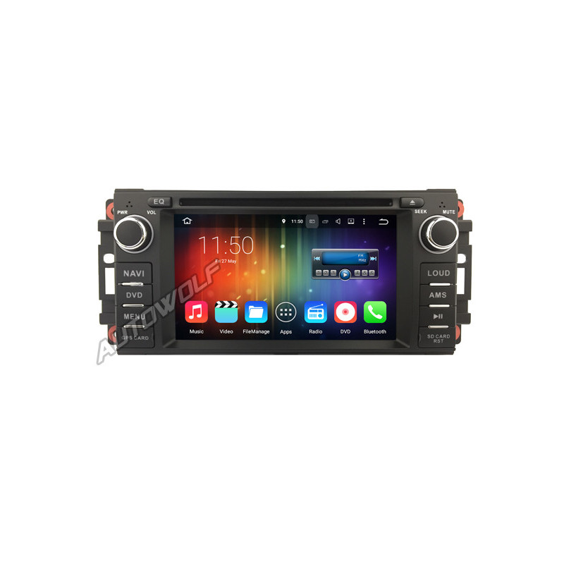 AW5066J Jeep Dodge Chrysler Android navigatie, multimedia car pc met DAB