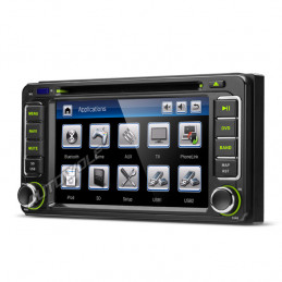 With 6.2-inch navigation dvd player for Toyota with bluetooth car kit