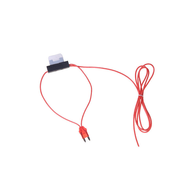 12V connection cable with 10 amp fuse +15 cable