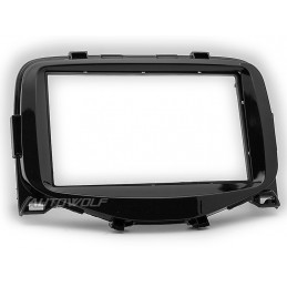 2 DIN panel Aygo, C1, 107 to ISO 2