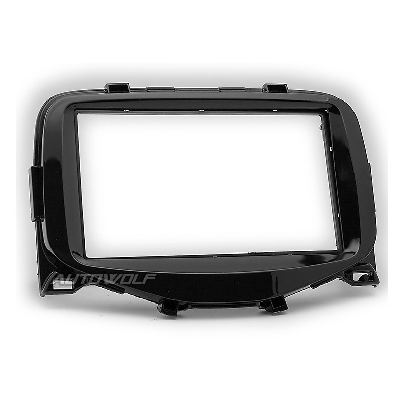 2 DIN panel Aygo, C1, 107 to ISO 2