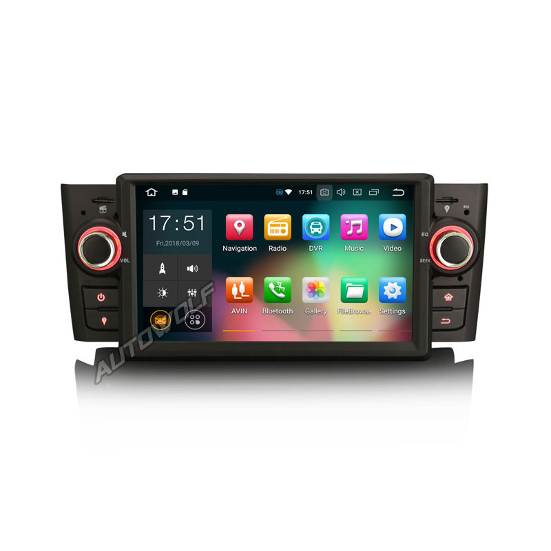 pijnlijk Kameraad Tijdens ~ Fiat Grande Punto 7 inch Android navigatie, multimedia car pc met PX6  hexacore 4gb ram