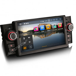 Fiat Grande Punto 7 inch Android navigatie, multimedia car pc met dvd octa-core 4gb ram android 8