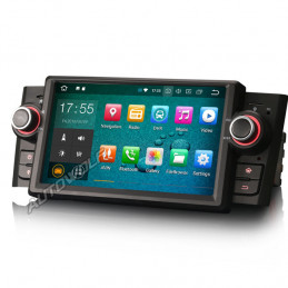 Fiat Grande Punto 7 inch Android navigatie, multimedia car pc met dvd octa-core 4gb ram android 8