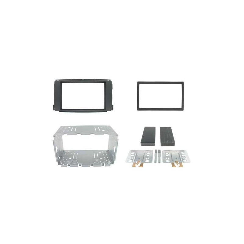 The 2-DIN panel in the Smart For Four and For Two, up to ISO