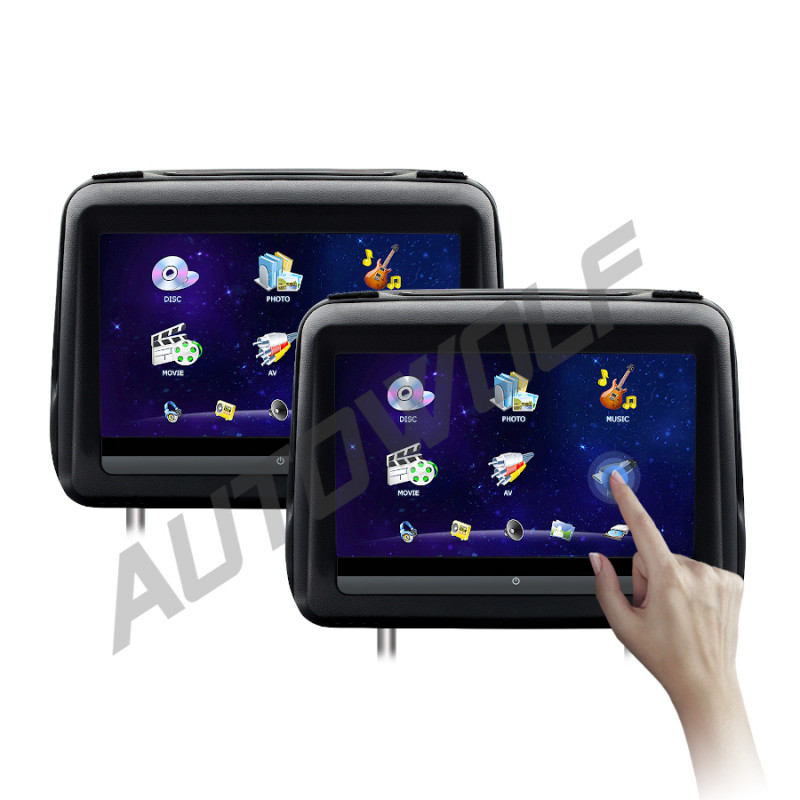 10.1 inch hoofdsteun dvd speler met touchscreen